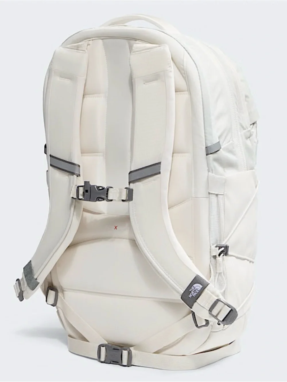 The North Face Borealis Luxe Backpack Gardenia White Burnt Coral Metallic